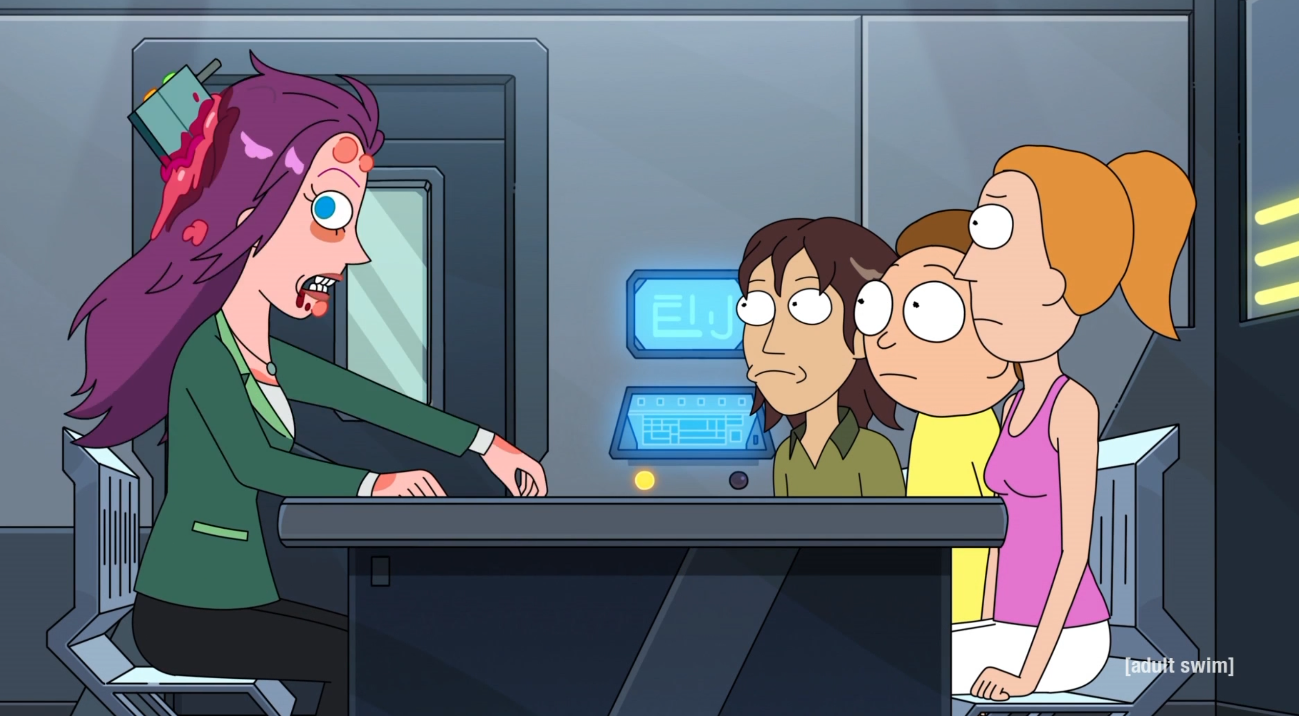 Rick and Morty
AI created an implant to fully control the human user 