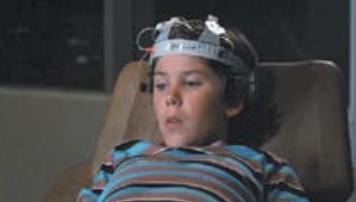 Flight of the Navigator
helmet demonstrating hidden knowledge within the brain of the user