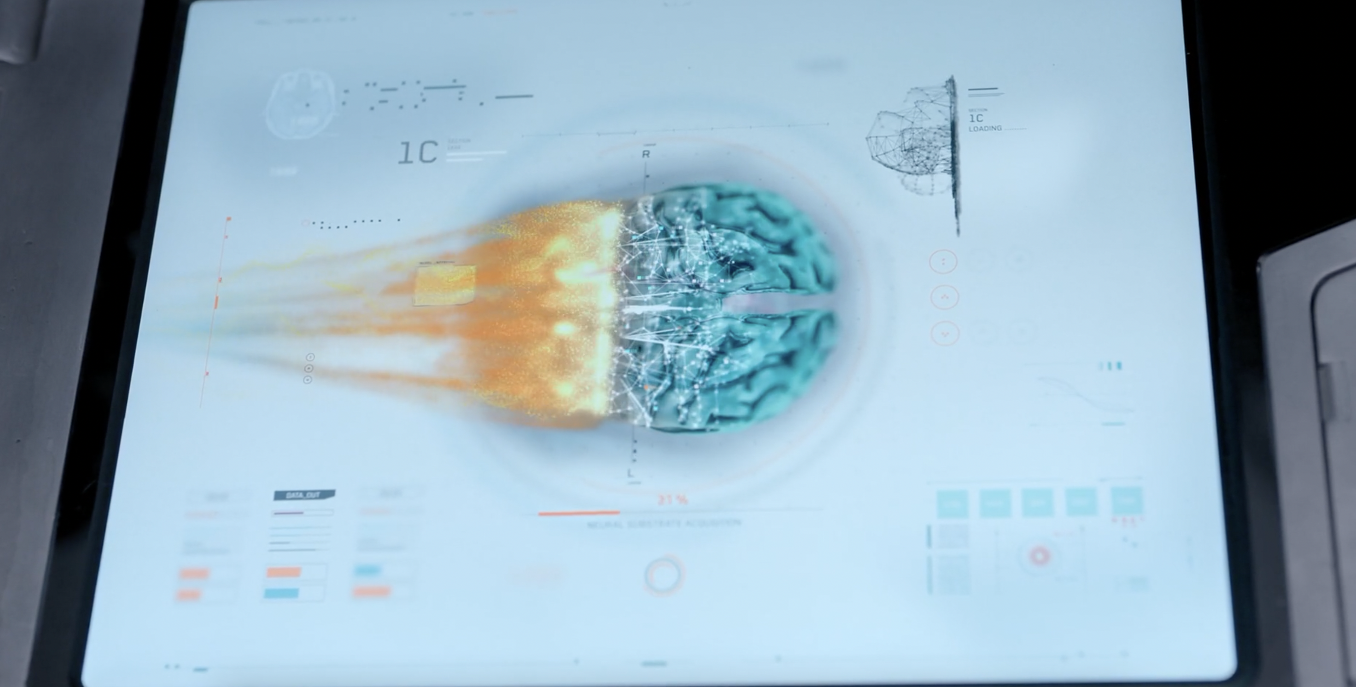 Halo
Neural Substrate Acquisition is a technique used by 
scientists to create Smart artificial intelligences by extracting a liquid from a human brain, referred to as a donor brain.
As the brain is destroyed in the process, it will only be used on the recently deceased or on a flash clone of a living human.